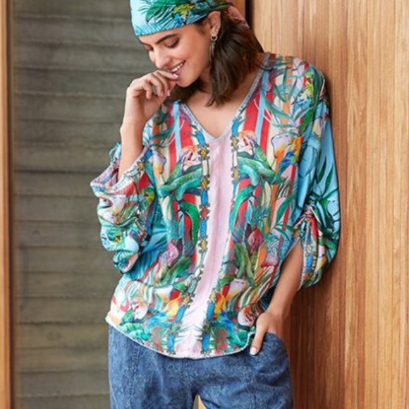 Johnny Was Tops - Johnny Was Capri Blouse